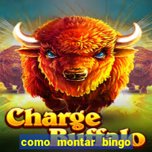 como montar bingo brinquedos toia